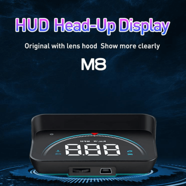 3.5″ HD Car HUD Heads Up Display Speed Warning OBD2 OBDII EUOBD for Safety Fresh