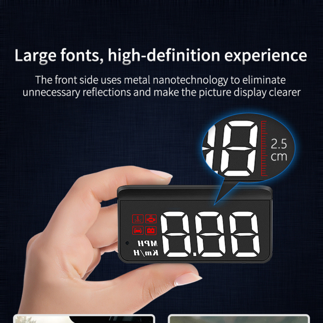 Description M3 Auto OBD2 Head Up Display Car Electronics HUD Projector Display Digital Car Speedometer
