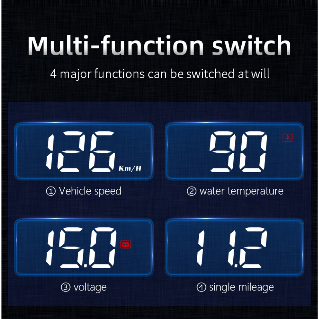 Description M3 Auto OBD2 Head Up Display Car Electronics HUD Projector Display Digital Car Speedometer