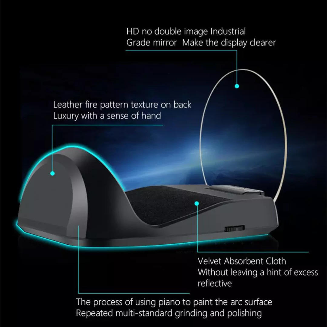 Description Multi-Color Screen Car hud Head up Display OBD2 Speed Warning with Reflective Mirror